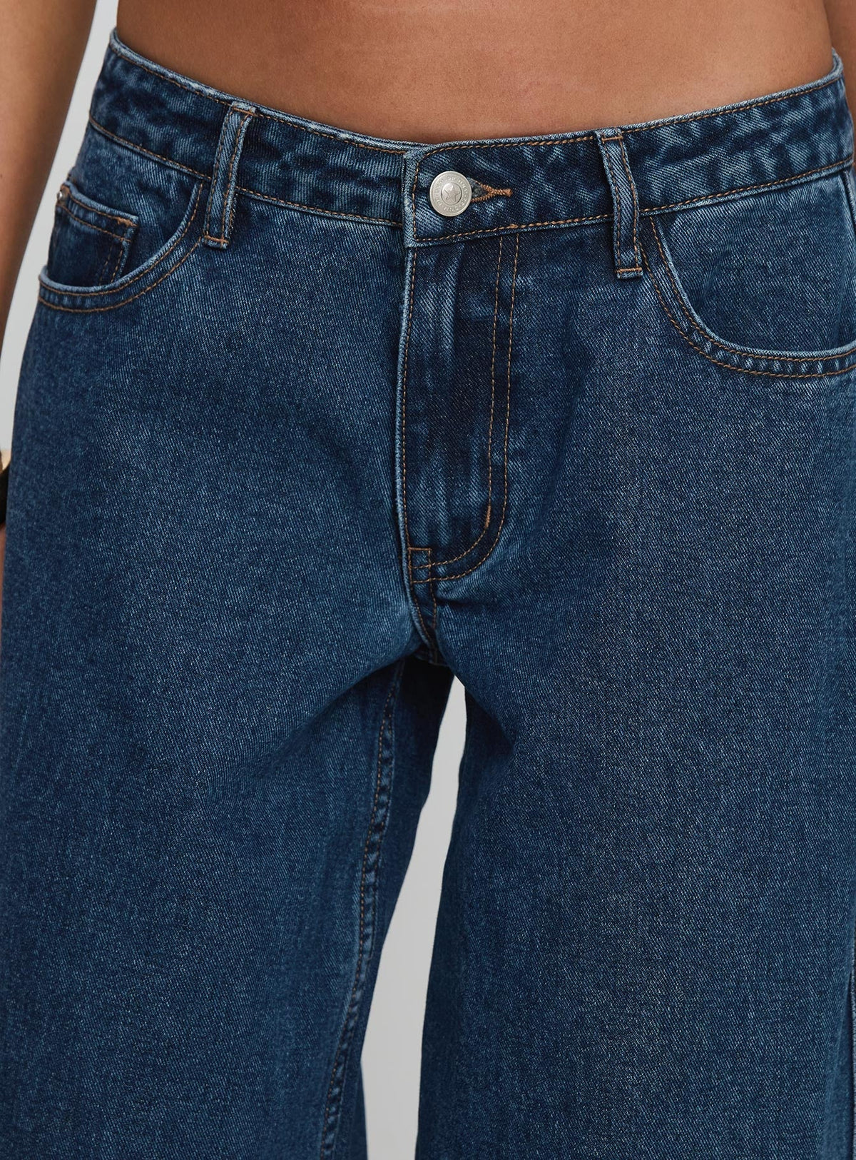 Ramos Low Rise Denim Jeans Dark Blue Wash Petite