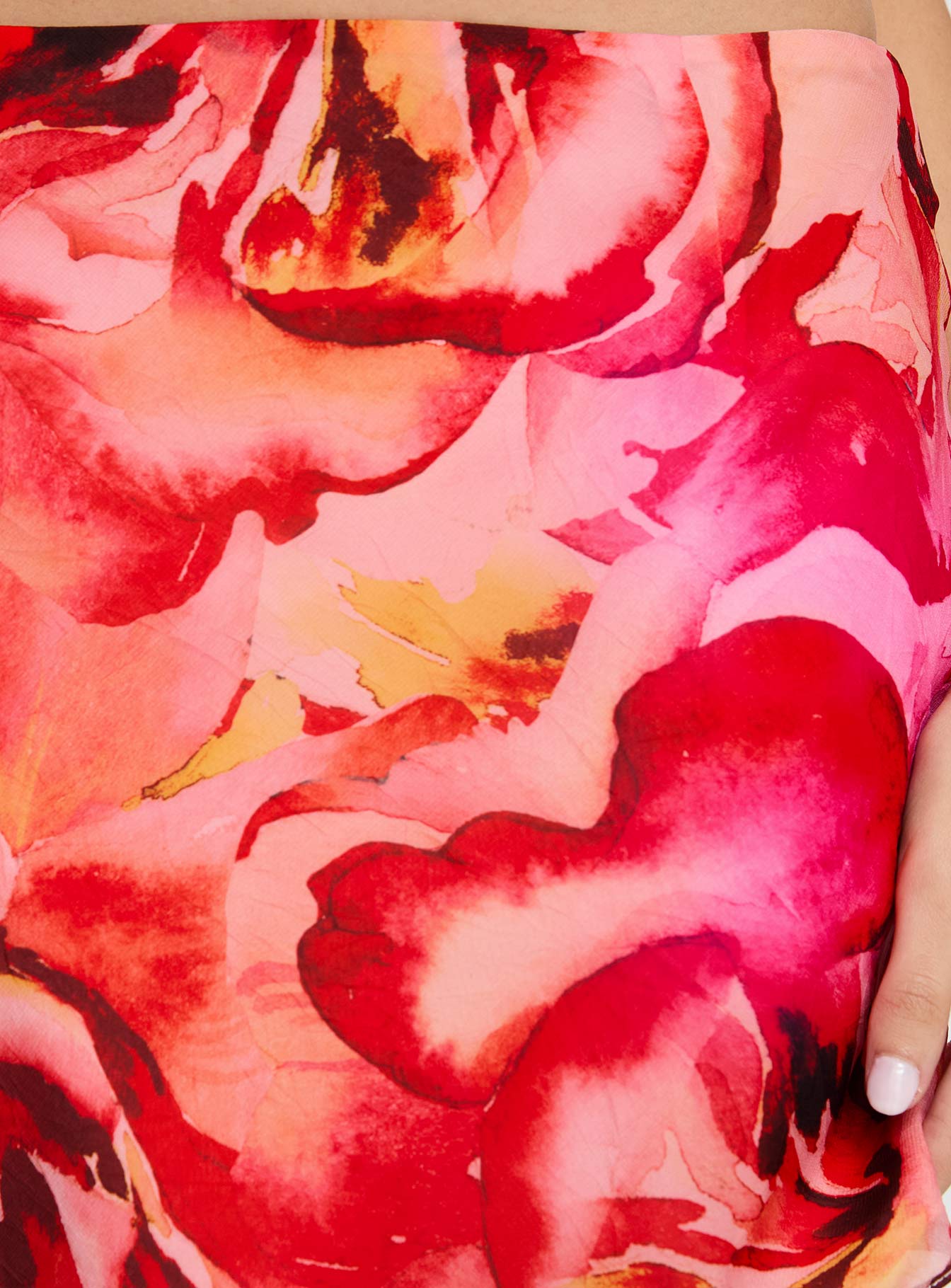 product Princess Polly Tylar Mini Skirt Red Floral Mini Skirts 