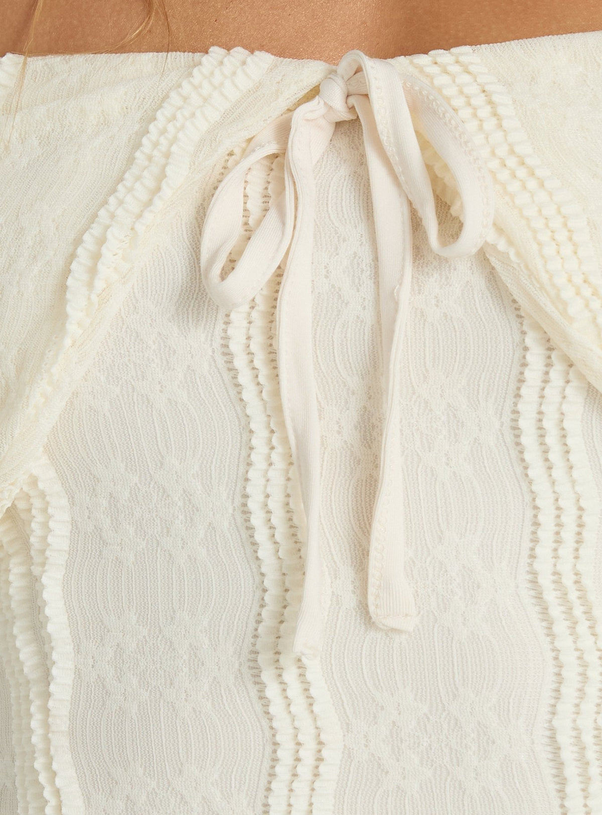 Colettie Short Sleeve Top Cream