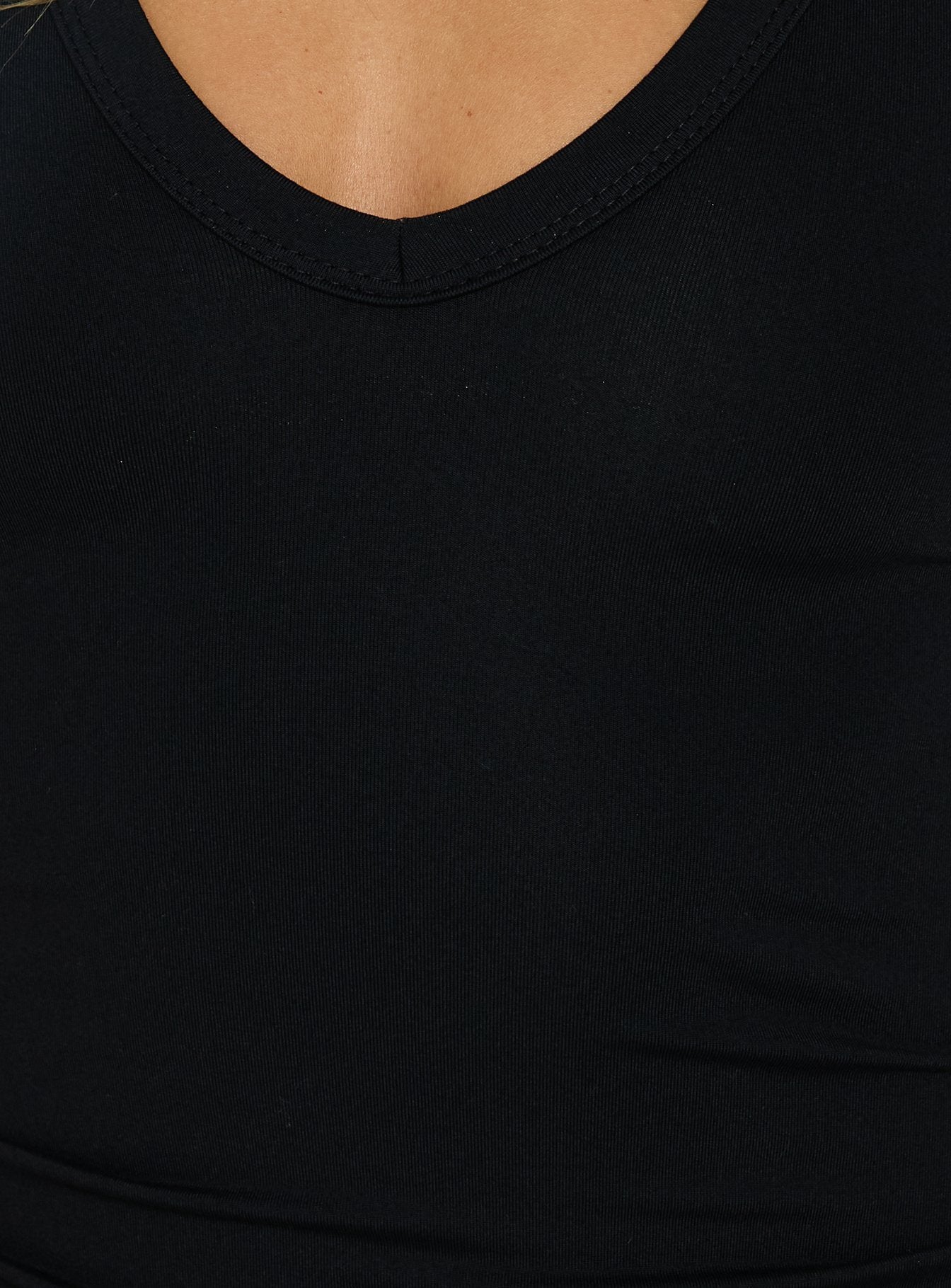 Daily Define Thick Strap Tank Top Black