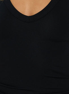 Daily Define Thick Strap Tank Top Black