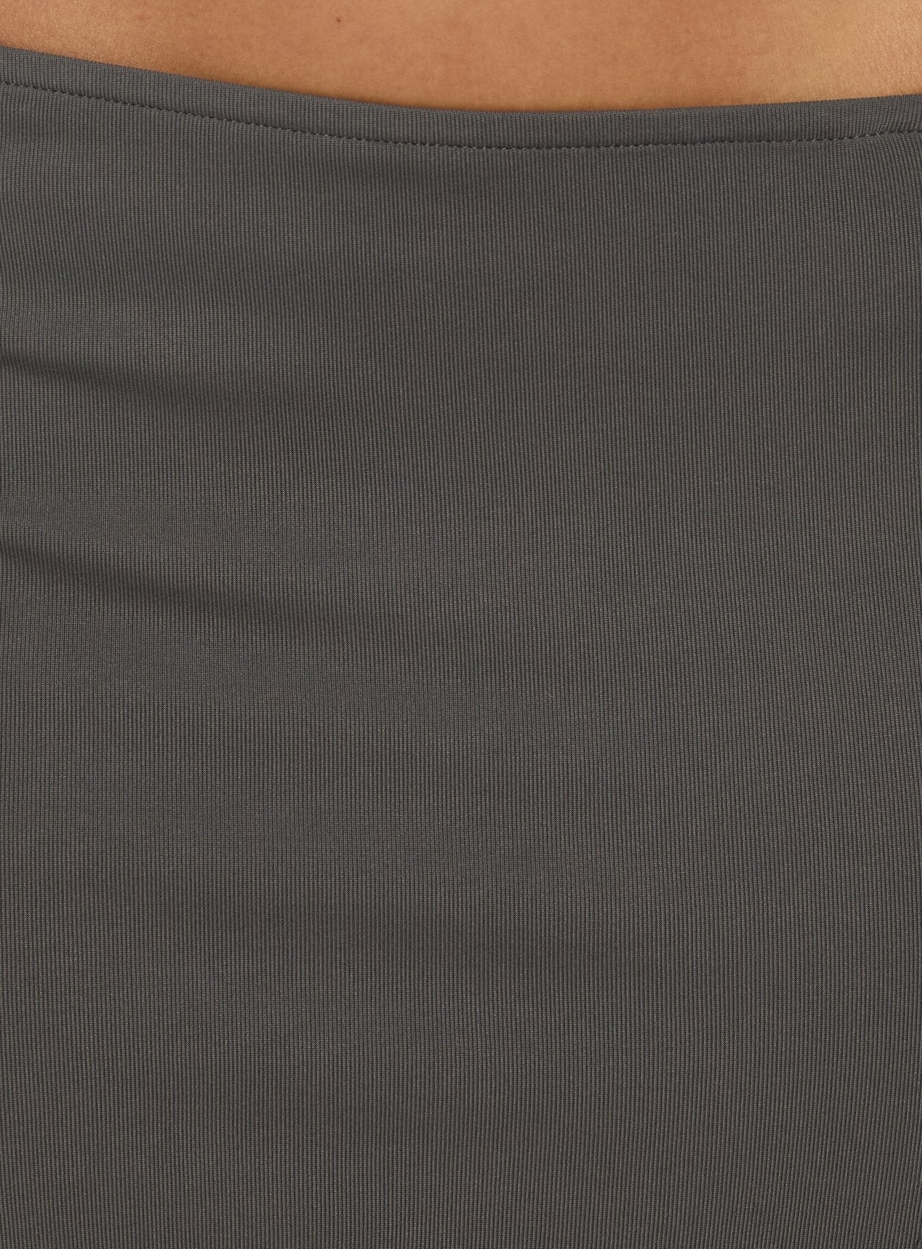 Aviza Asymmetrical Midi Skirt Grey