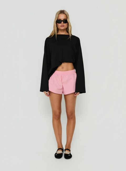 Borderline Track Short Pink / Red