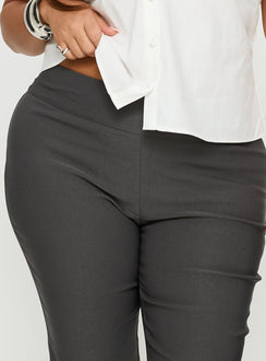 Everyday Flared Pants Slate Grey Curve
