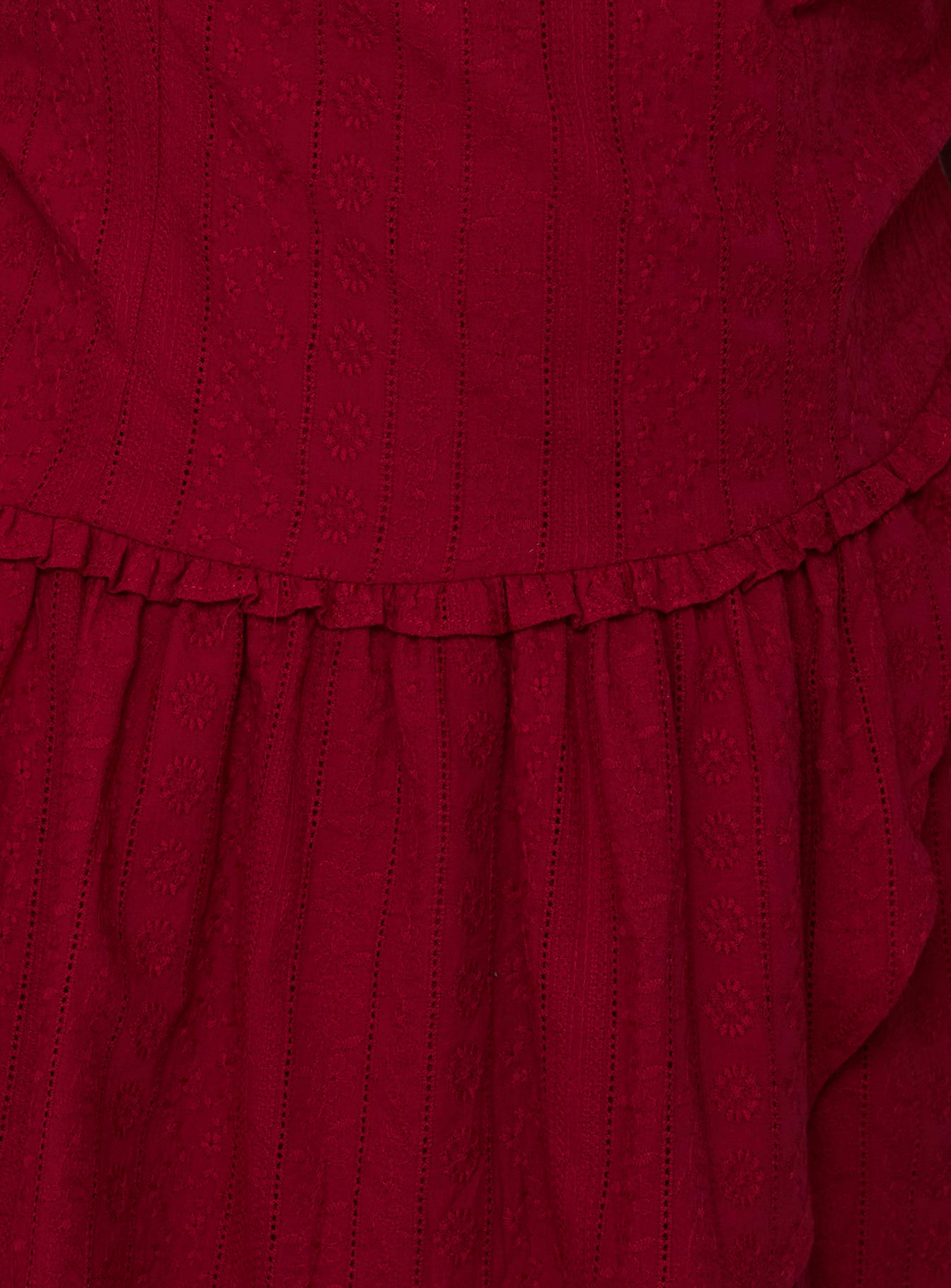 product Princess Polly Cosie Mini Dress Red Curve Crew Neck 