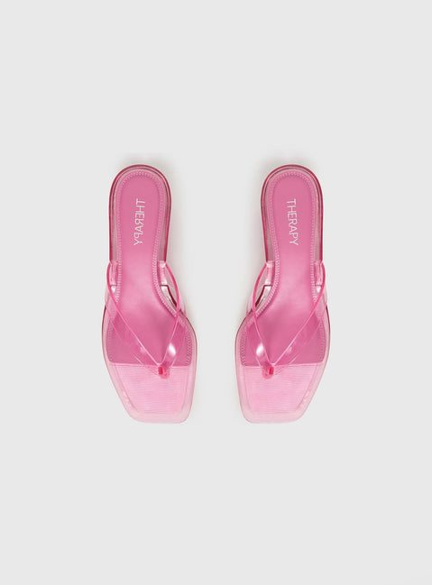 Therapy Jellyz Kitten Heels Pink