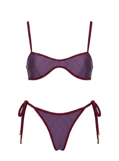 Keyton Bikini Top Deep Purple
