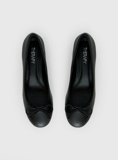 Therapy Diana Heeled Ballet Flats Black