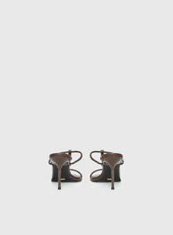 Billini Olympie Gem Detail Heels Brown