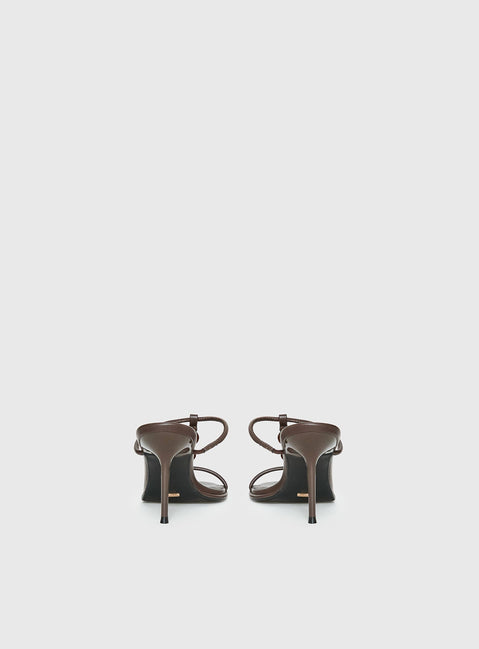 Billini Olympie Gem Detail Heels Brown