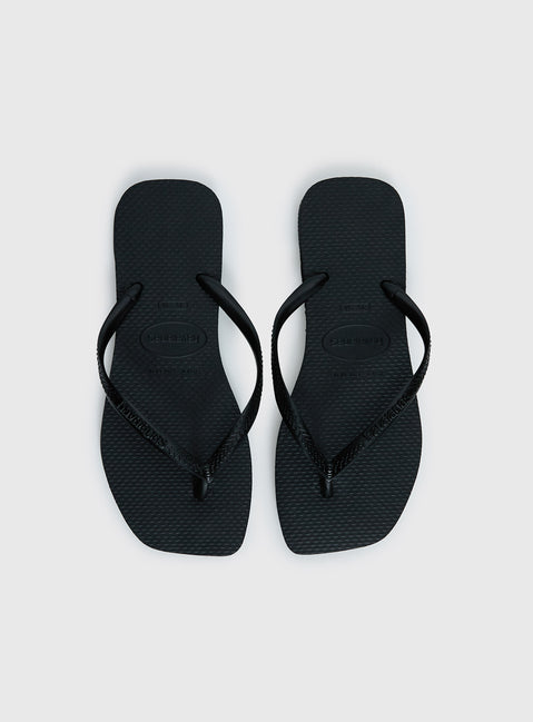 Havaiana Slim Square Flip Flop Black
