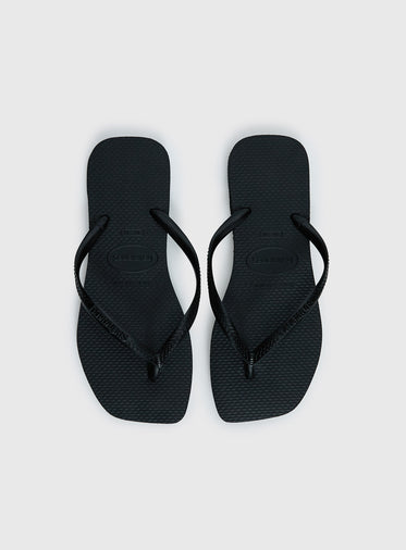 Havaiana Slim Square Flip Flop Black