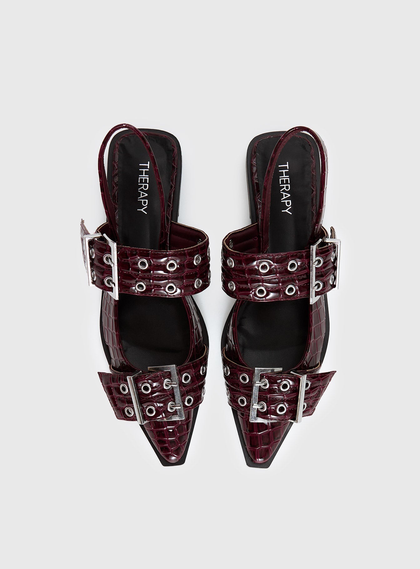 Therapy Matilda Flats Cherry Croc