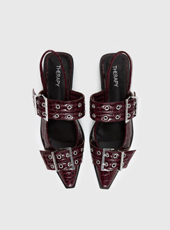 Therapy Matilda Flats Cherry Croc