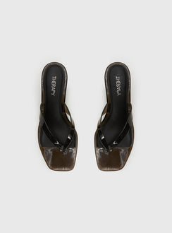 Therapy Jellyz Kitten Heels Smoke