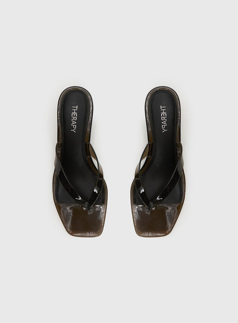 Therapy Jellyz Kitten Heels Smoke