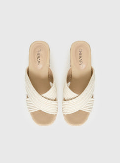 Therapy Ezra Wedge Heels Natural