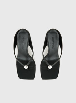 Two Summers Wedge Heels Black