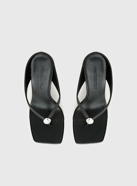 Two Summers Wedge Heels Black