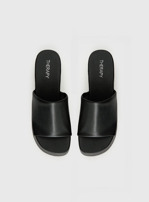 Therapy Cindy Sandals Black