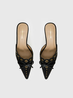 Charisma Pointed Toe Heels Black