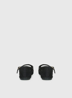Therapy Alicante Mesh Ballet Flats Black
