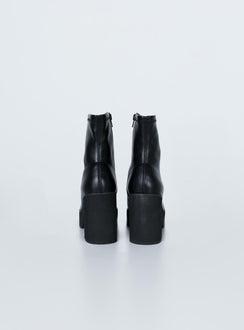 Stillwater Platform Boots Black