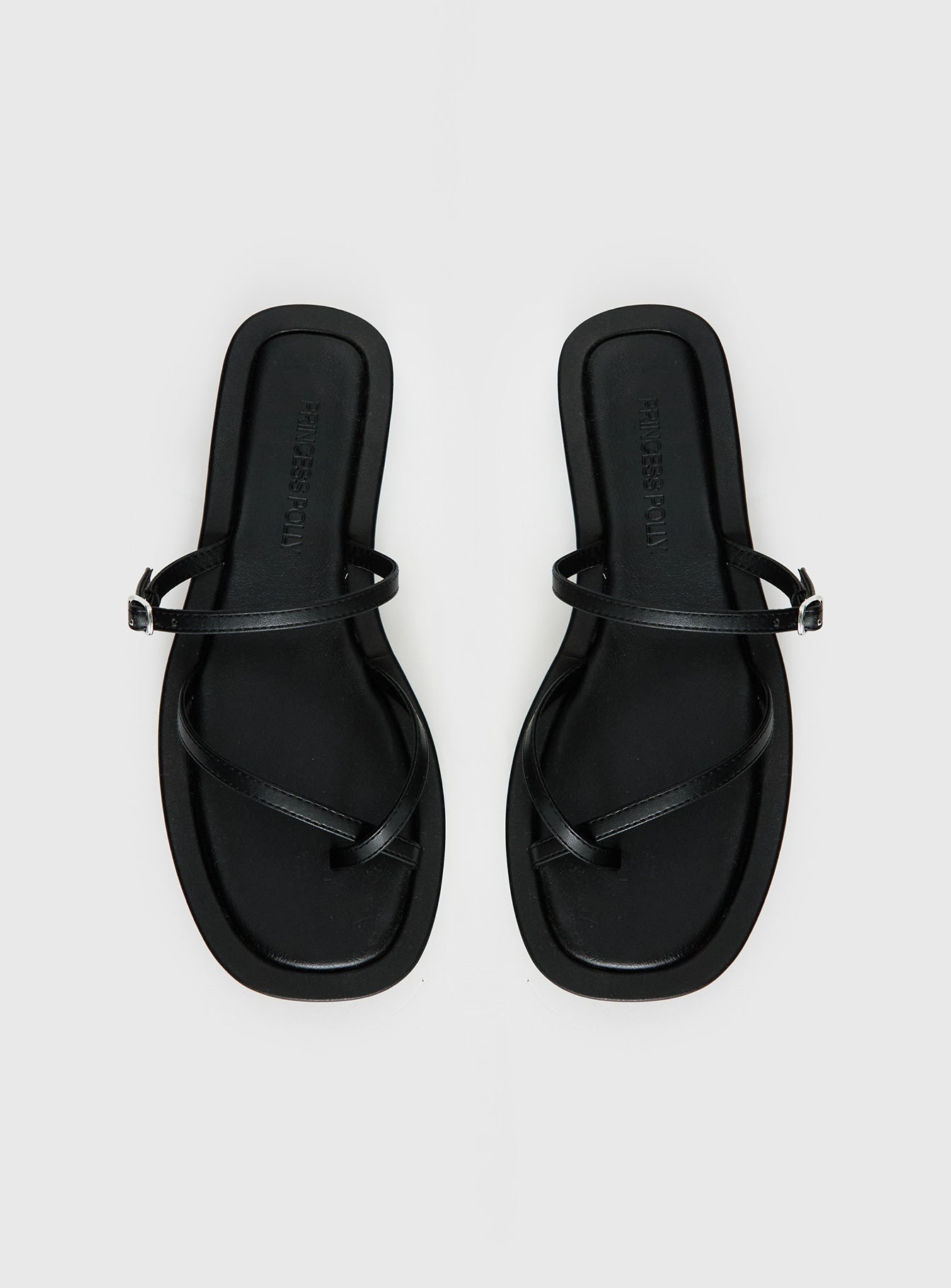 Riki Mini Belt Sandals Black