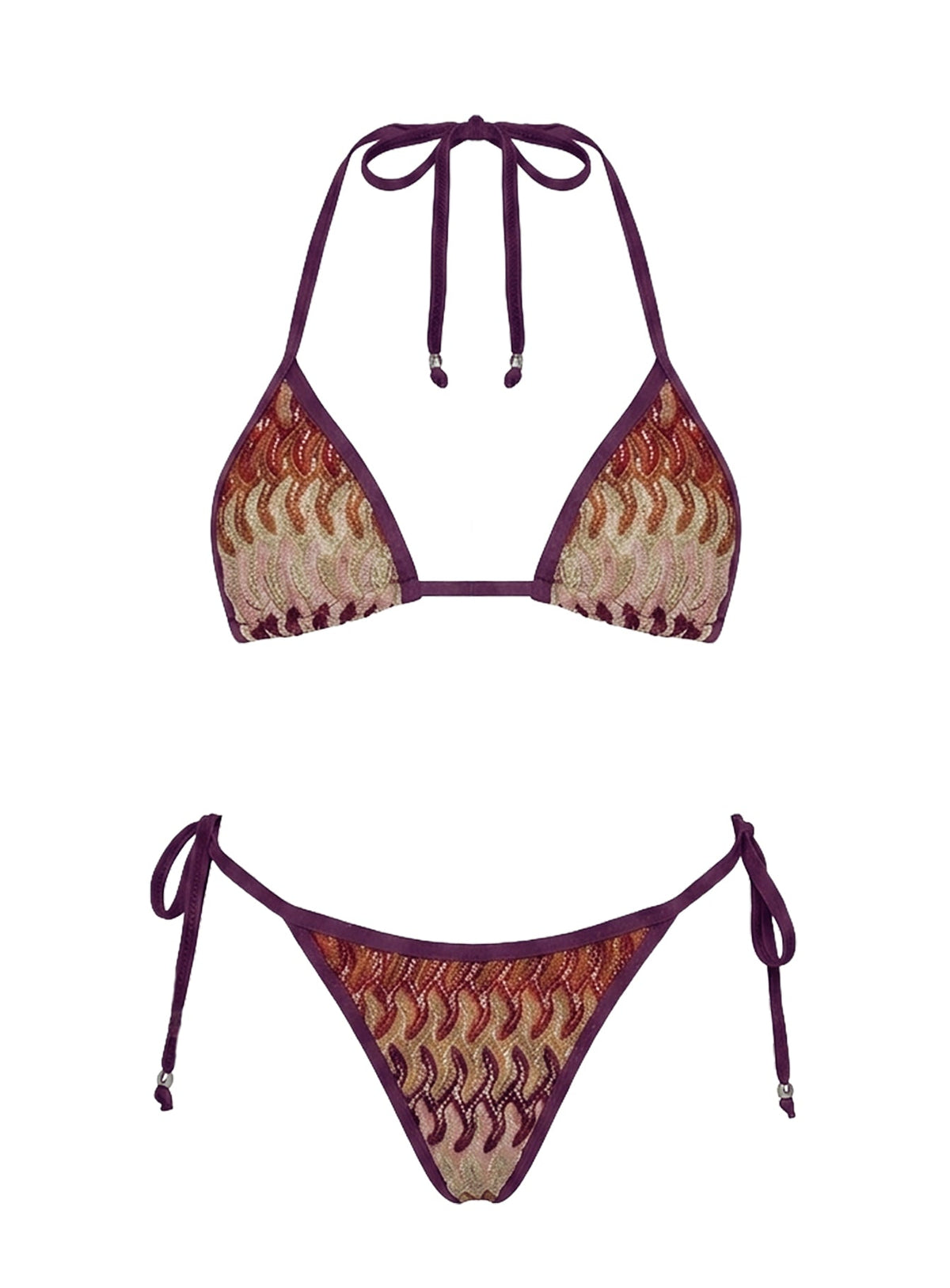 Sun Wash Tie Side Bikini Bottoms Multi