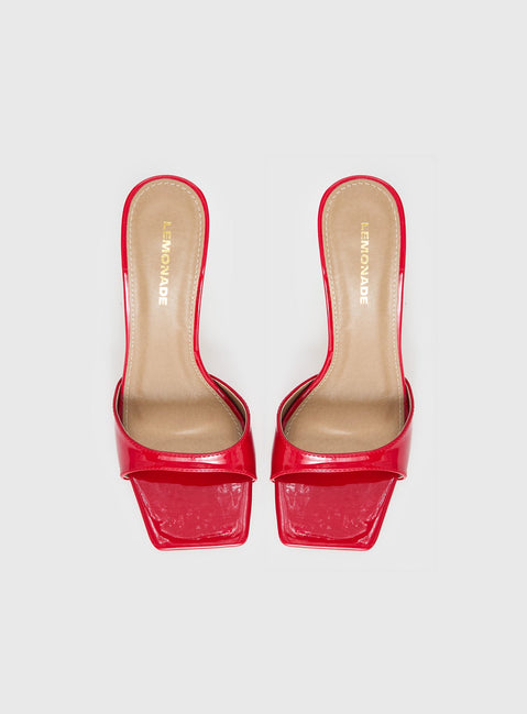 Caroline Heels Red