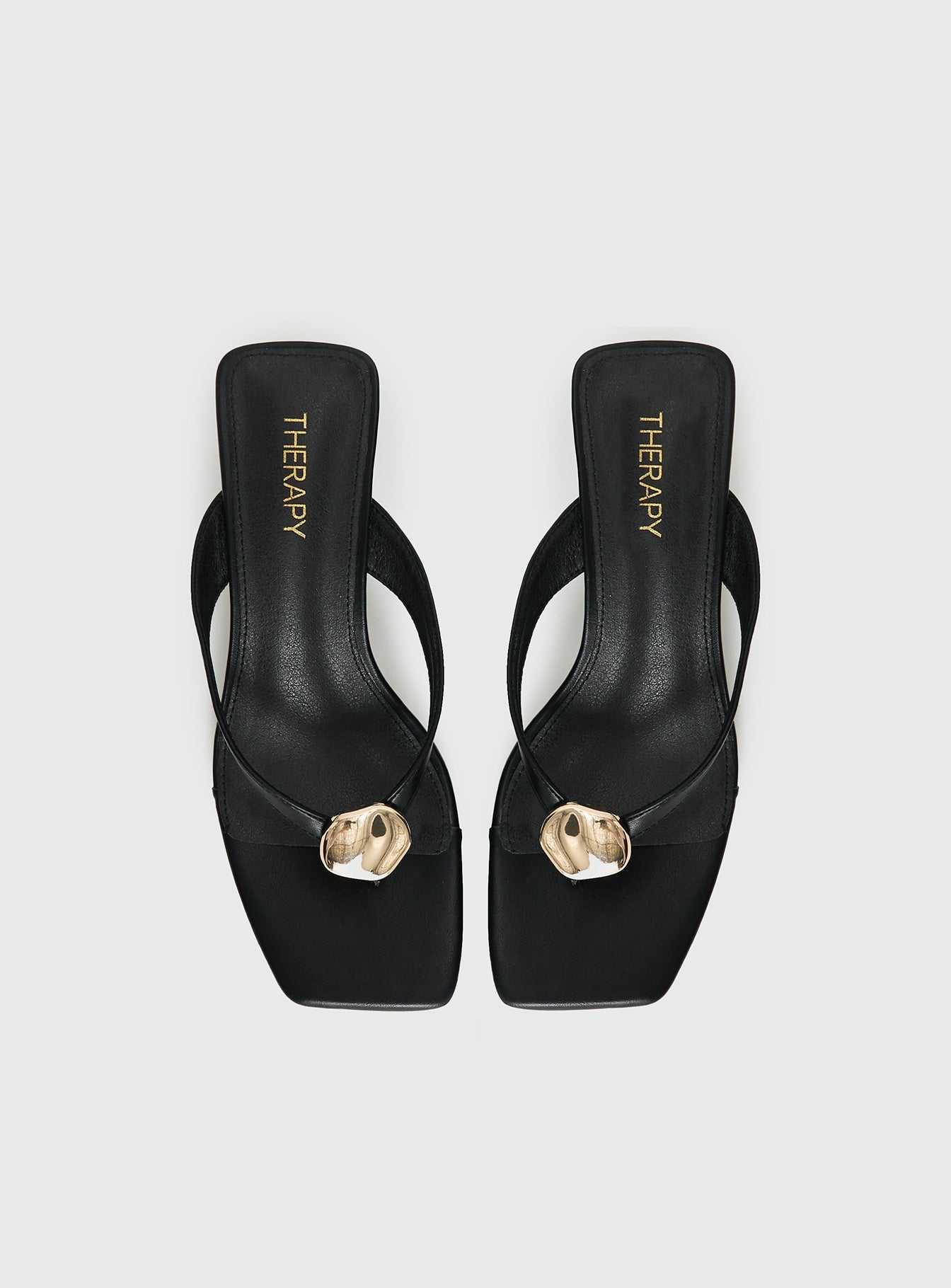 Therapy Slant Heels Black