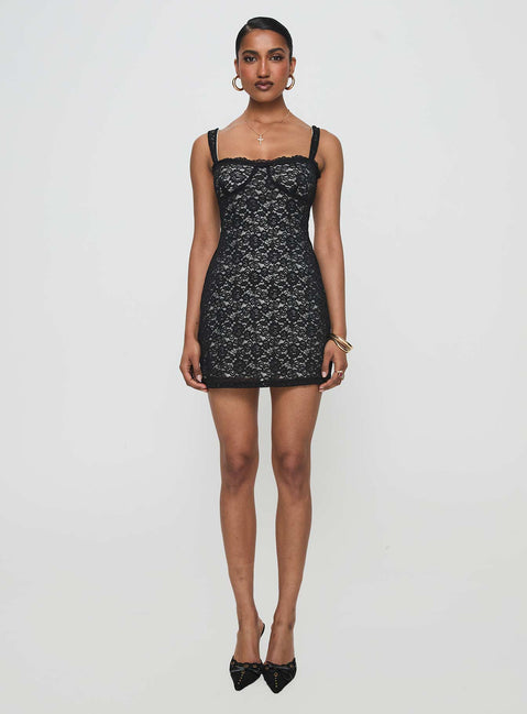 Fireaway Mini Dress Black