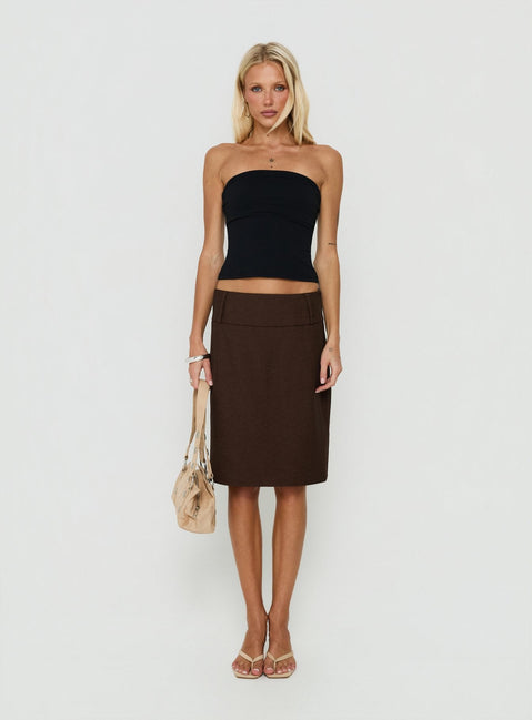 Daily Define Tube Top Black
