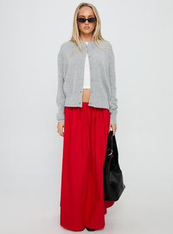 Felipa Maxi Skirt Red