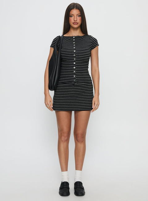Brennah Jersey Mini Skort Stripe