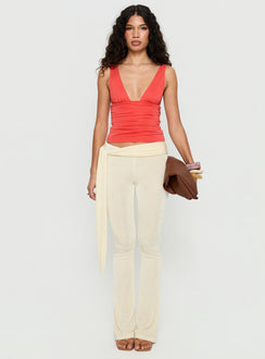 Sublime Ruched Top Orange