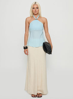 Darlinn Hardware Detail Top Ice blue