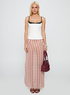 Renaissance Corset Lace Top White / Black