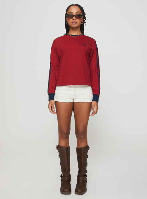 Prata Top Adrenaline Red / Navy