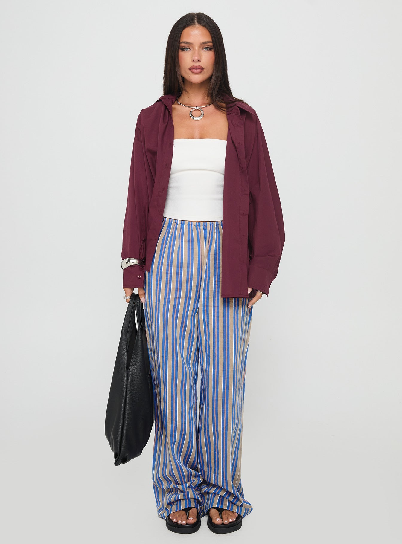 Nereida Long Sleeve Shirt Plum