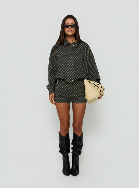 Vanya Mini Shorts Multi Check