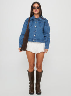 Unexpected Denim Jacket Blue