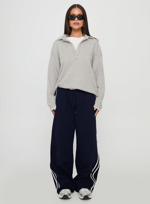 Another Level Collared Jumper Grey