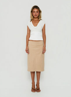 Sommerset Cowl Neck Top White