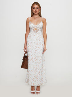 Annamaria Lace Maxi Dress Floral