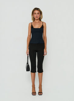 Renaissance Corset Top Blue Check