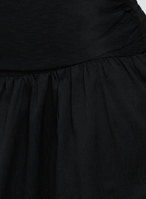 Adessa Strapless Maxi Dress Black