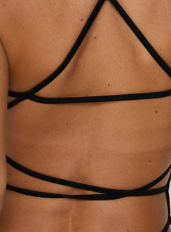 All Tied Up Bodysuit Black