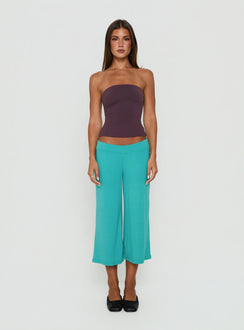 Kassey Gaucho Shorts Teal