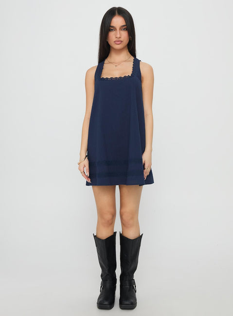 Alanah Mini Dress Navy